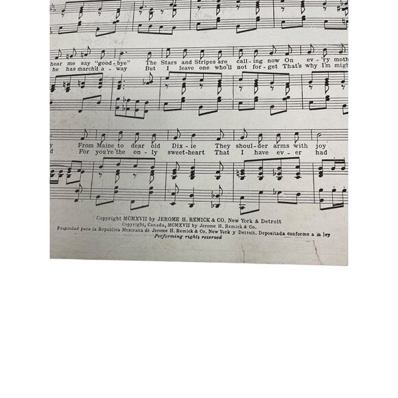 1917 So Long Mother Sheet Music Egan and Kahn Van Alstyne - Picture 4 of 8